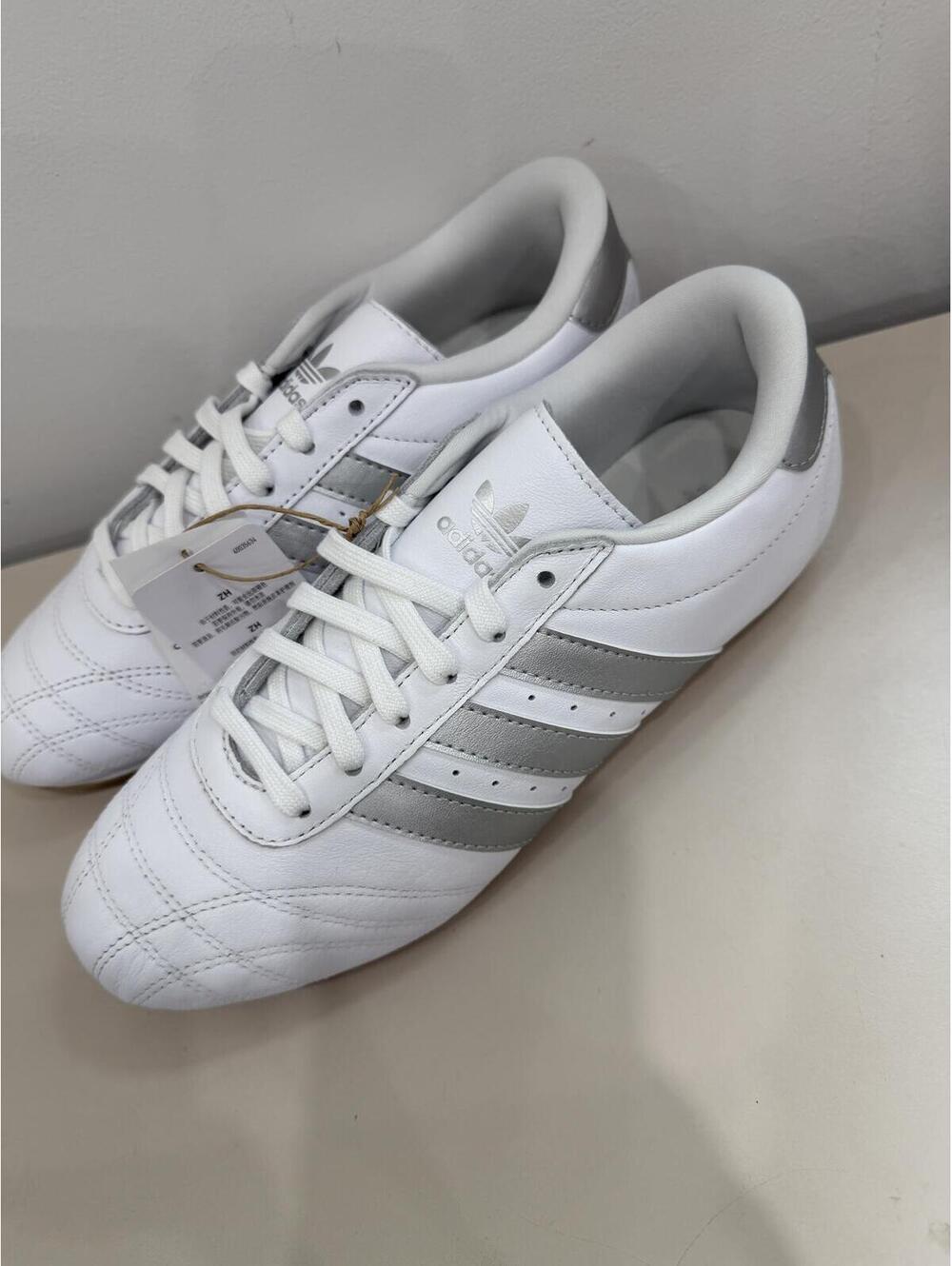 Adidas Taekwondo Lace W White and Silver Sneakers Size 8 US - Picture 7 of 15